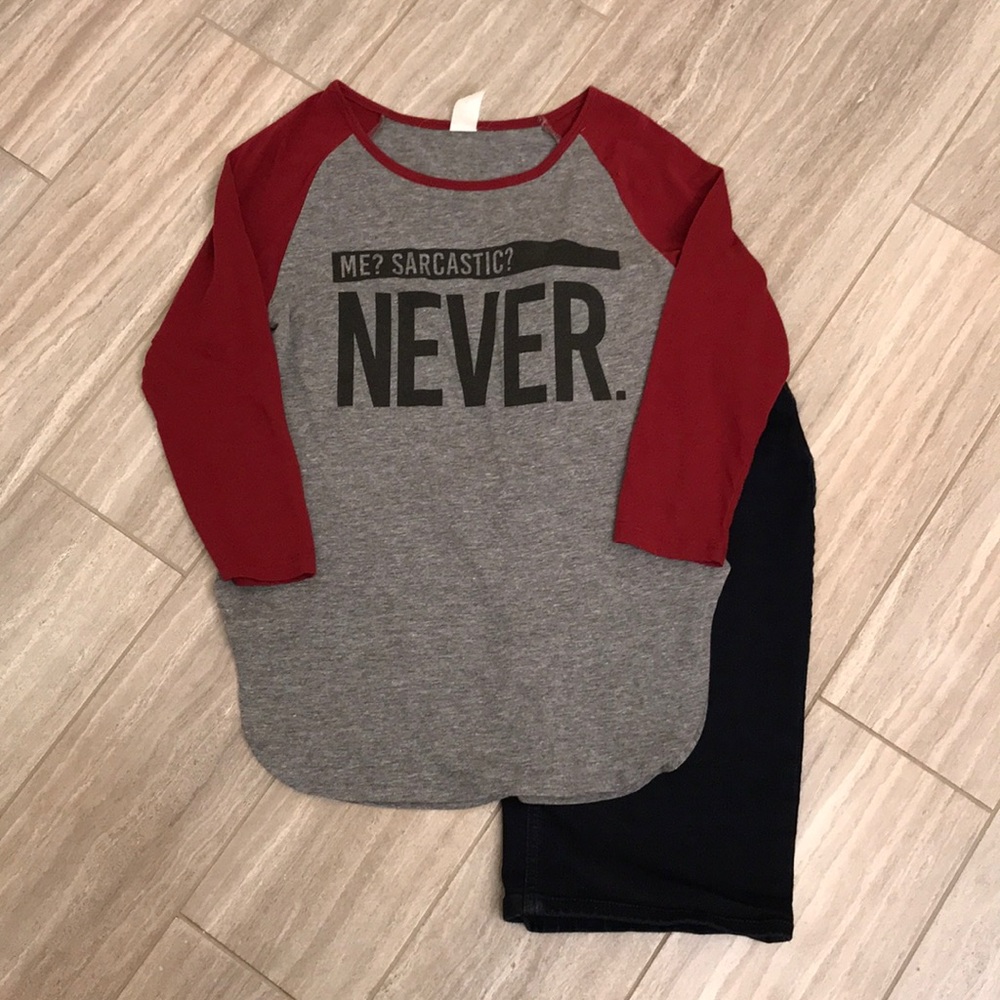 Rue 21 Graphic Baseball Tee